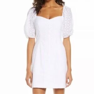 Lilly Pulitzer Daniela Eyelet Mini Dress